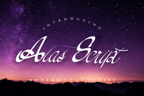 Alas Script: A Beautiful Handwritten Font for Creative Crafters