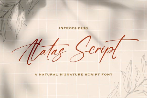 Alatas Script for Creative Web Design and Branding