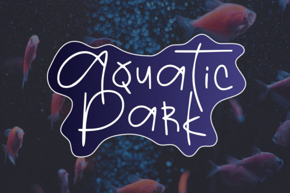Aquatic Park: A Script Handwritten Font for Creative Crafters