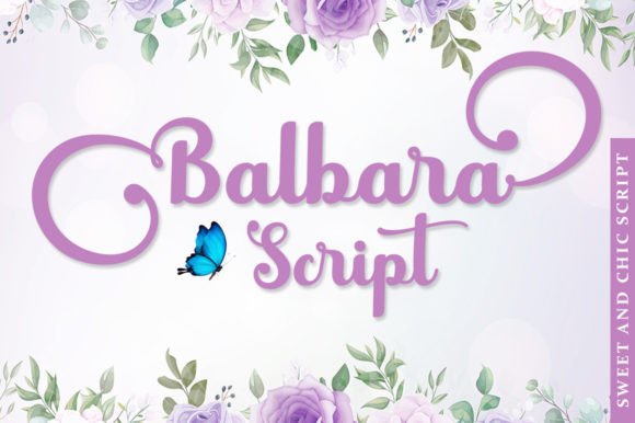 Balbara Script: Elevating Your Brand with a Timeless Handwritten Font