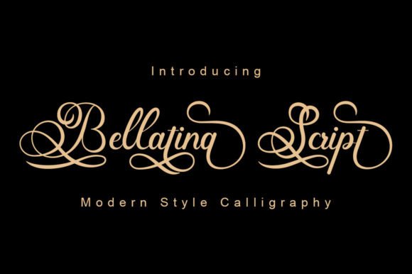 Bellatina Script: A Timeless Script Font for Designers