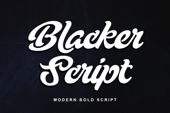 Blacker Script: A Font That Elevates Your Brand with Warmth and Versatility