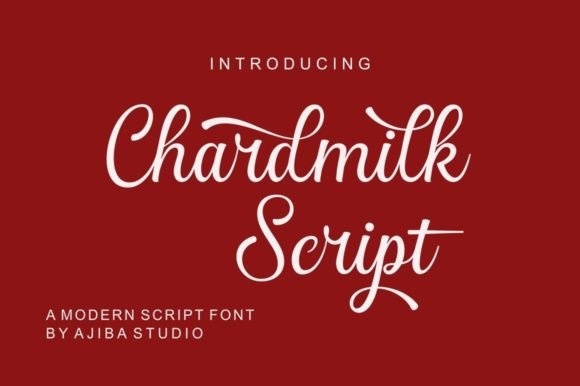 Chardmilk Script for Eye-Catching Campaigns and Brand Identity