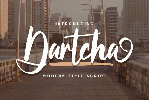 Dartcha: A Script Handwritten Font for Elegant Editorial Design