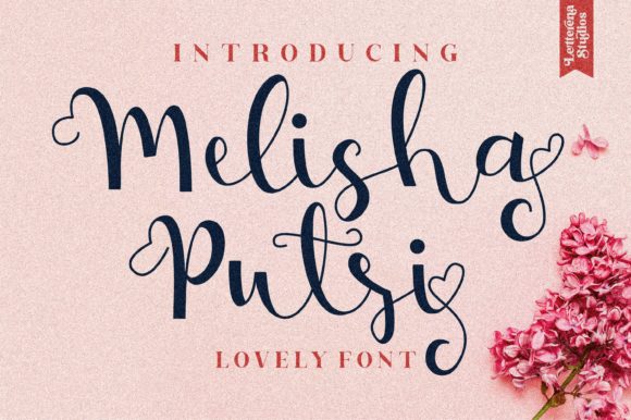 Discover Melisha Putri: A Romantic Script Handwritten Font