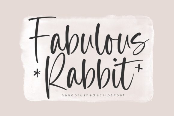 Discover the Magic of Fabulous Rabbit Handbrushed Script for Your Brand