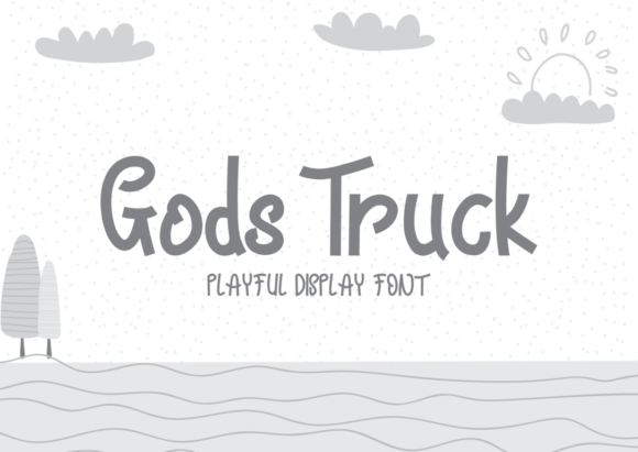 Gods Truck: A Playful Script Font for Creative Projects