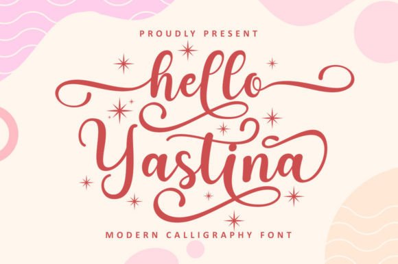Hello Yustina Script: A Versatile Script Font for Editorial Design