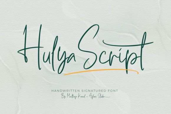 Hulya Script: The Elegant Font for Creative Digital Campaigns