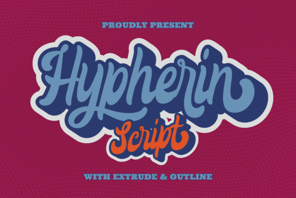 Hypherin: A Bold Script Handwritten Font for Editorial Impact