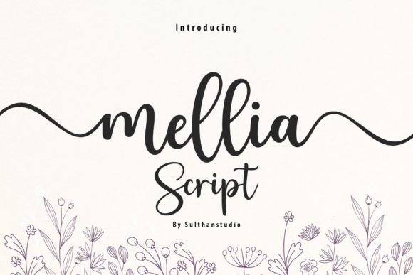 Mellia Script for Creative Campaigns and Branding