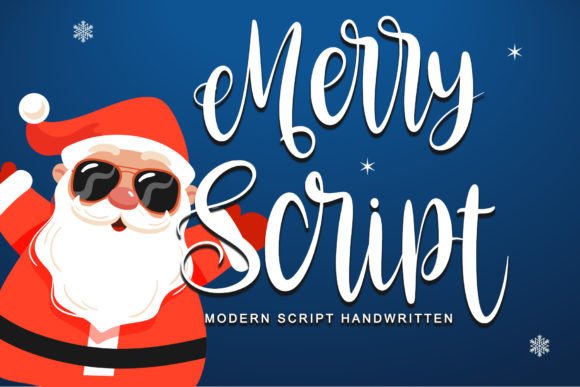 Merry Script for Creative Web Design and Branding