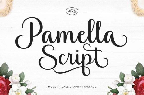 Pamella Script for Creative Branding and Design Projects