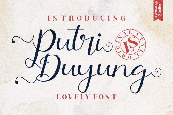 Putri Duyung: A Flowing Handwritten Font for Scroll-Stopping Brand Content