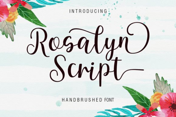 Rosalyn Script for Creative Branding and Design Projects