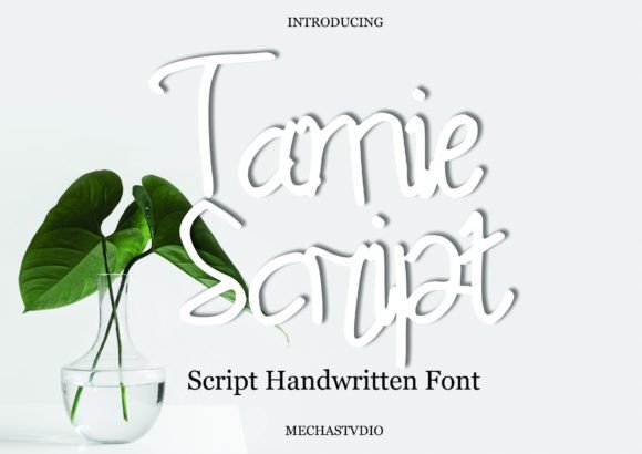 Tamie Script: A Simple Script Font for Handmade Creators