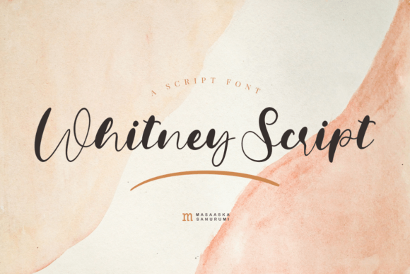 Whitney Script for Modern Web Design and Branding