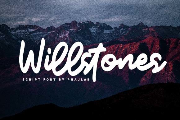 Willstones: A Bold & Classic Handwritten Font for Real Branding