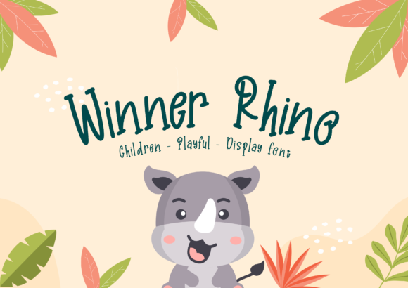 Winner Rhino: The Playful Font That Elevates Your Campaigns