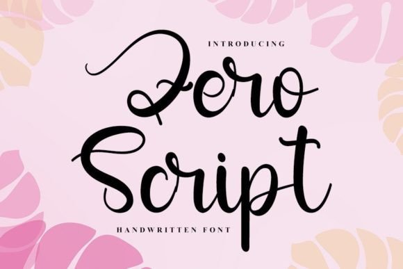 Zero Script: A Timeless Handwritten Font for Branding and Design